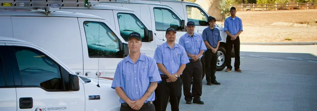 KIC Refrigeration crew ready for Heat Pump Installation jobs across Emeryville